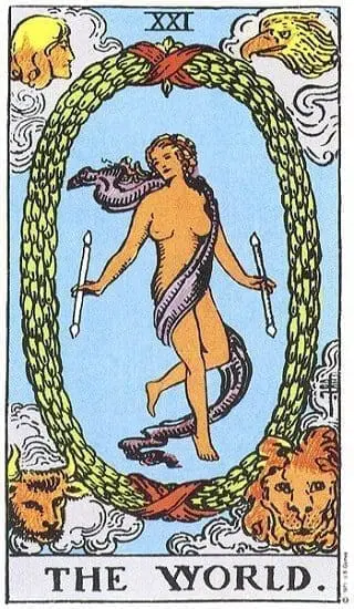 Mundo tarot cartas adivinhação futuro sorte conselho magia Tarô