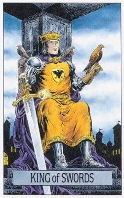 Rei de Espadas tarot magia simbolismo significado esoterismo