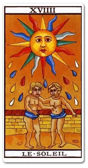 Sol tarot cartas adivinhação futuro sorte conselho magia Tarô