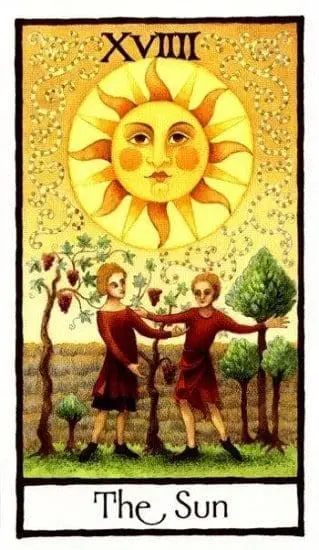 Sol tarot cartas adivinhação futuro sorte conselho magia Tarô