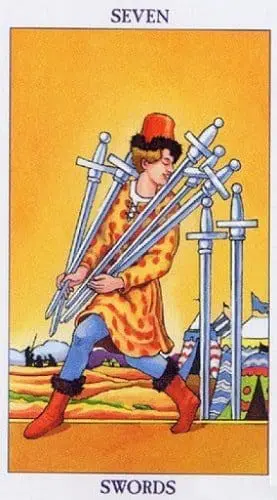 7 de Espadas magia esoterismo significado simbolismo tarot